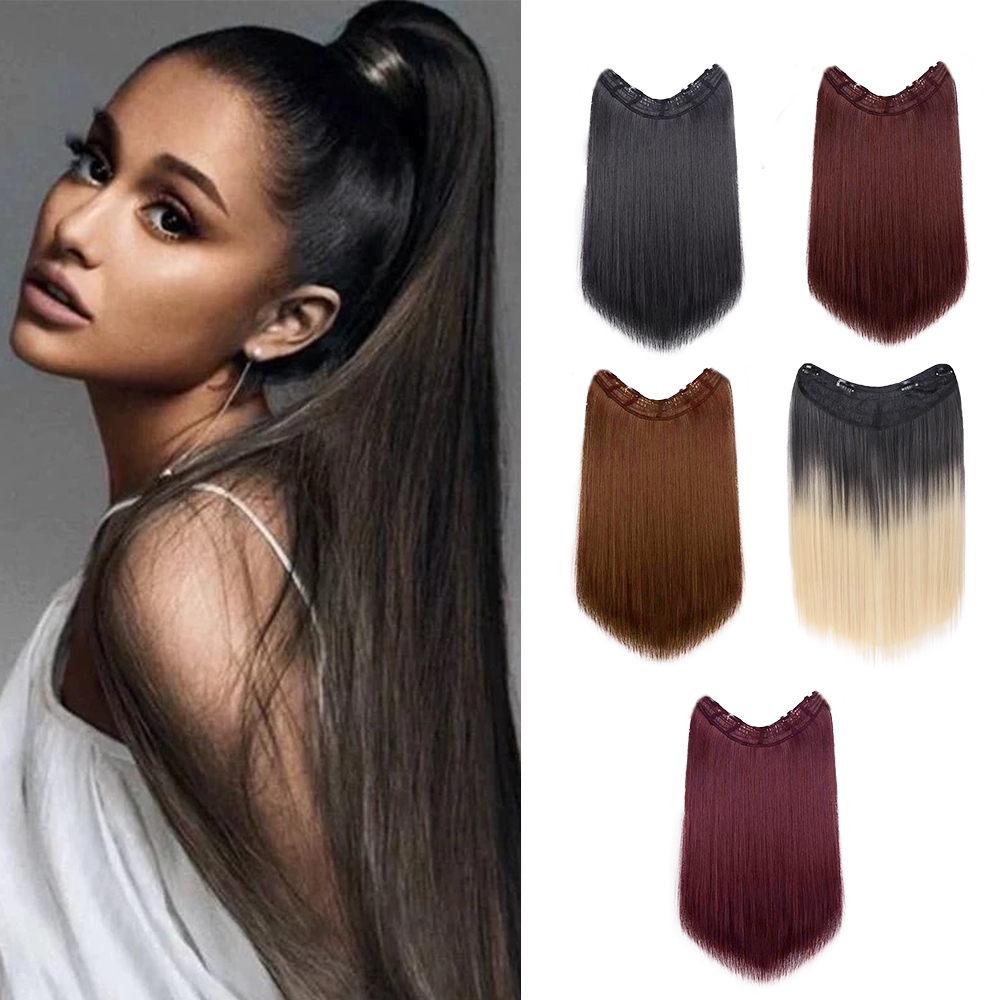 💗Peruca Cabelo Humano Aplique Tic Tac Idêntico Ao Humano Orgânico 60cm  KPE2101