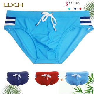 UXH Sungas Masculinas Cuecas Cavadas Impressas Listra Casual Apertada Cintura Baixa 24163 em Oferta na Shopee