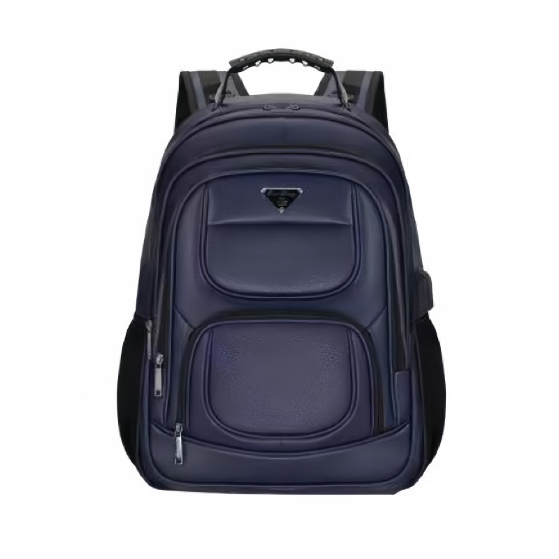 Mochila Couro PU Grande Executiva Para Notebook Trabalho Faculdade Reforçada Cabo De Aço USB RC-5012-4