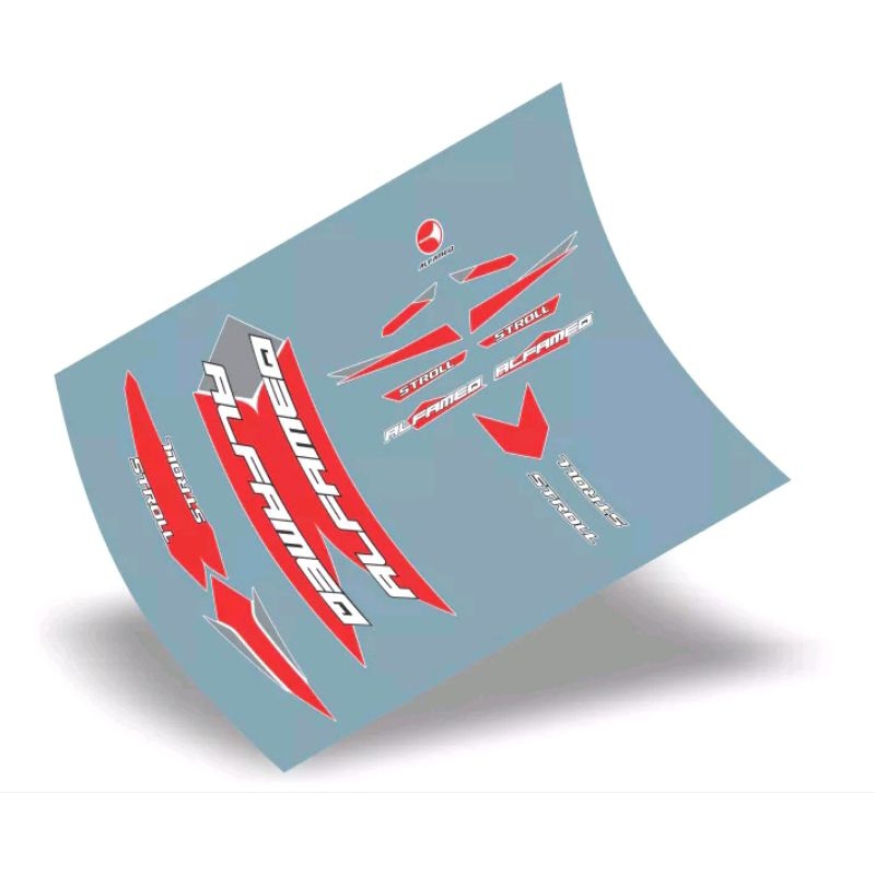 kit adesivos quadro Alfameq Stroll em Oferta na Shopee