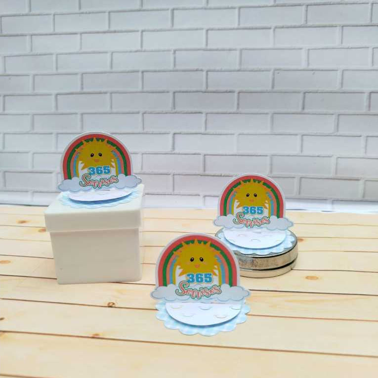 Kit Aplique 3D Cenário, 10 , 20 ,30 ou 40 und. Tag Personalizadas, Festa, Lembrancinhas , Personalizados 365 Sorrisos Aniversário Menino