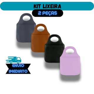 Kit 2 Lixeiras Para Carro Organizador Universal