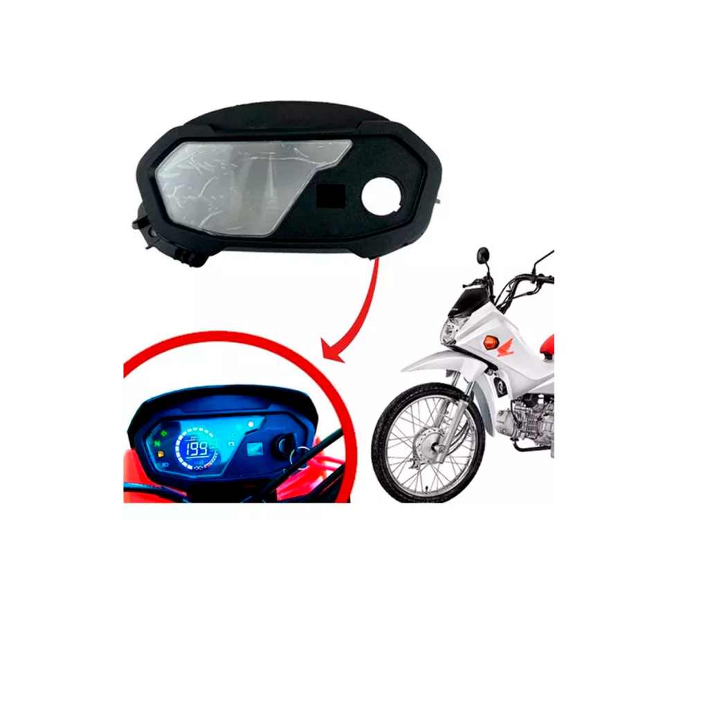 Carcaça Lente Painel Honda Pop 110 I 2020 2021
