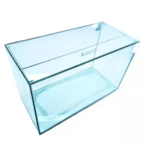 aquario 50x25x35 40 litros em vidro de 4mm para peixes e plantas ornamentais em Oferta na Shopee