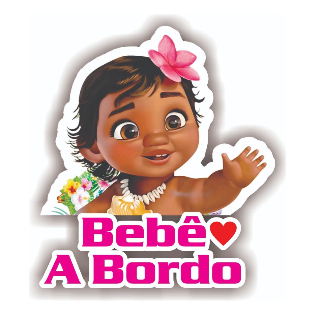 2 Adesivos Bebê A Bordo Menina Para Carro 15x17cm em Oferta na Shopee