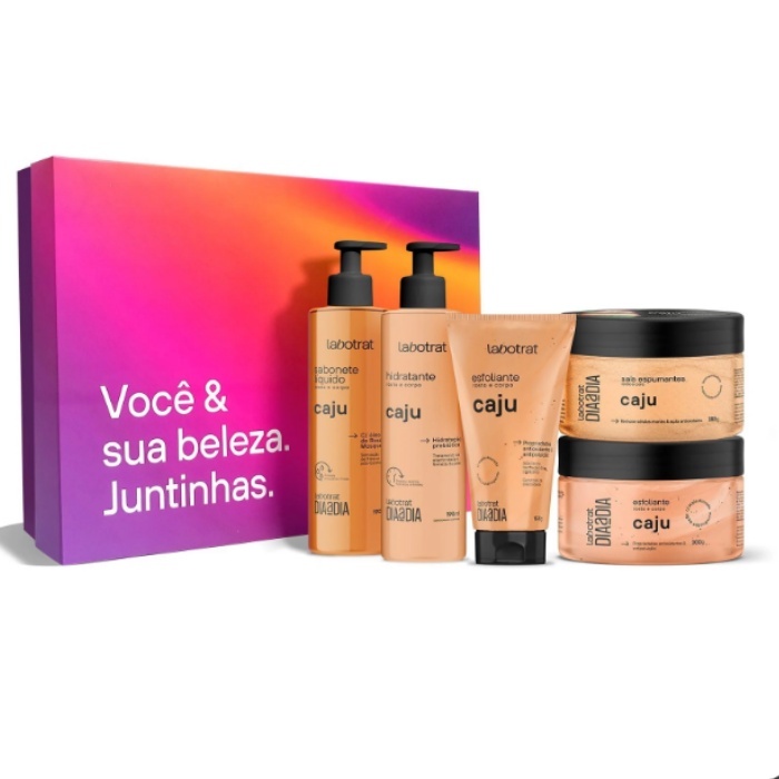 Kit Experiência Banho Dia A Dia C/ 5 Itens Caju - Labotrat