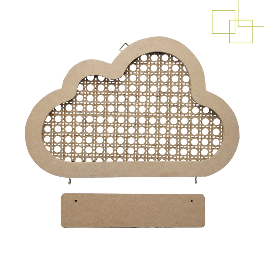 Nuvem Porta Maternidade em MDF Rendada Artesanato Decoração Quarto Bebe 35x23 em Oferta na Shopee