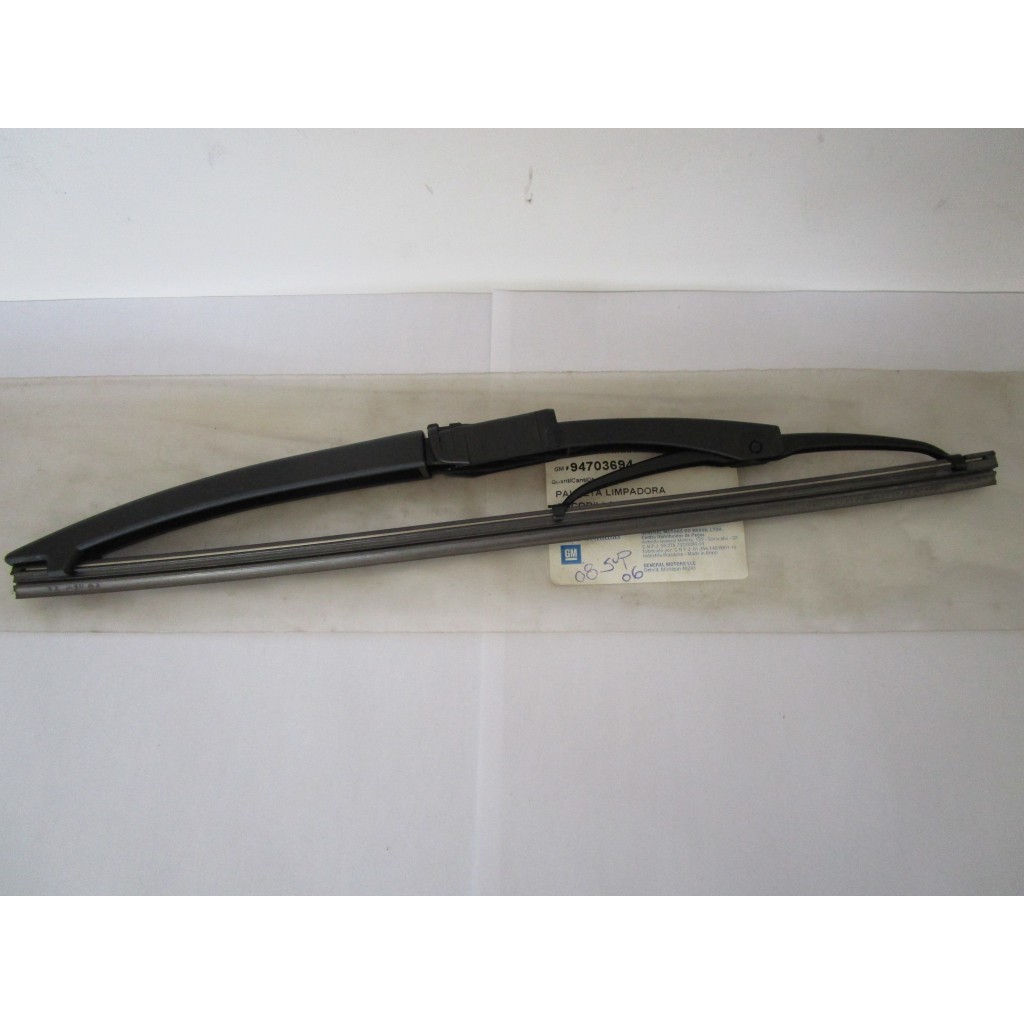Palheta do vidro traseiro original Chevrolet Celta 2005 a 2016 - GM 94703694