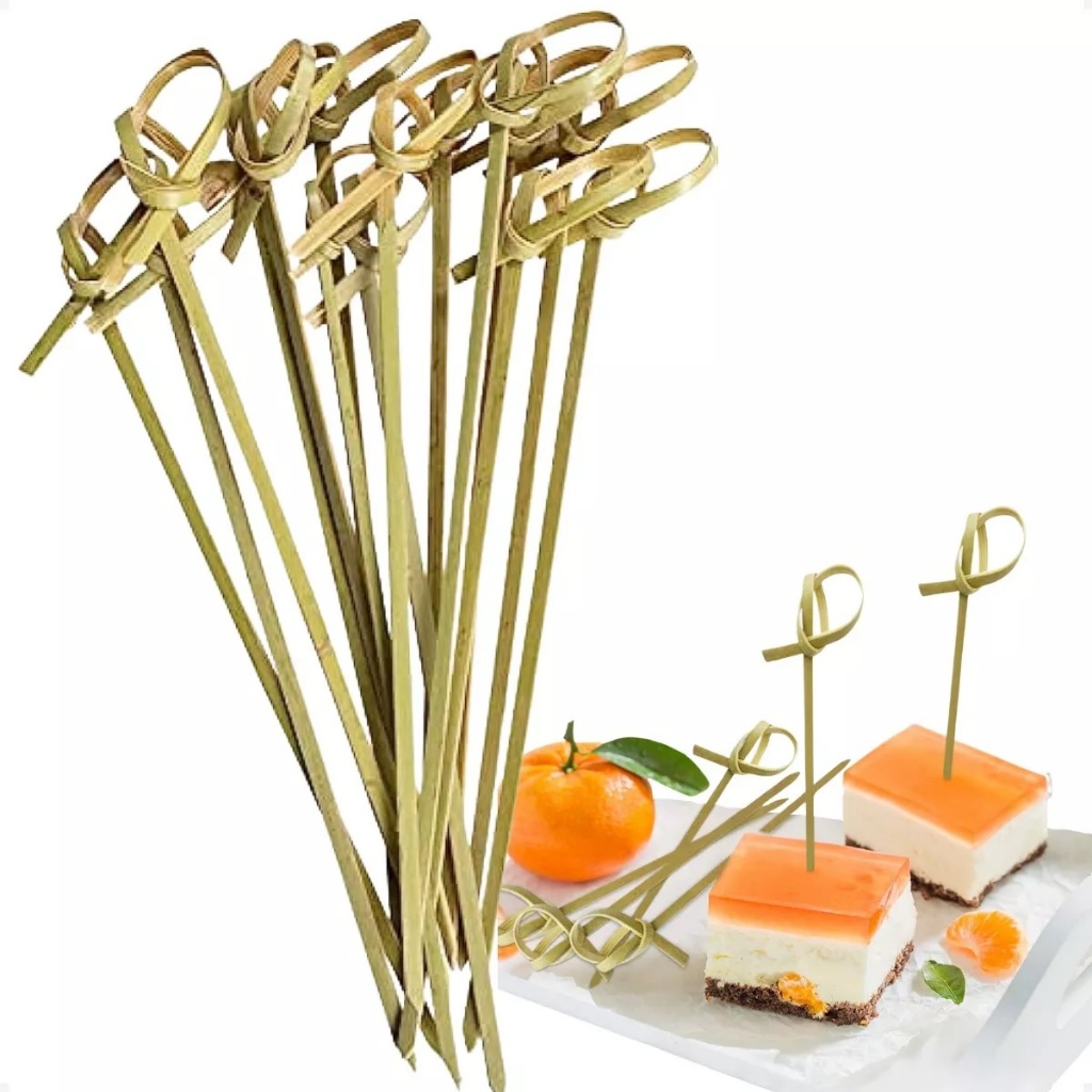 Espeto de Bambu para Petisco 200 Unidades