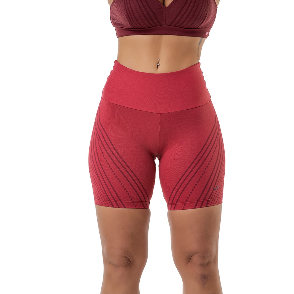 Bermuda Fitness Academia Caminhada Estampada Feminina Levanta Bumbum Elite