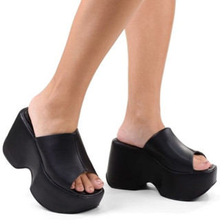Plataforma Tamanco Salto Alto 11CM Leve Confortável Promoção KALLYS 3656 em Oferta na Shopee