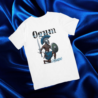 Camiseta Umbanda/Candomblé - Ogum - 100% Poliester em Oferta na Shopee