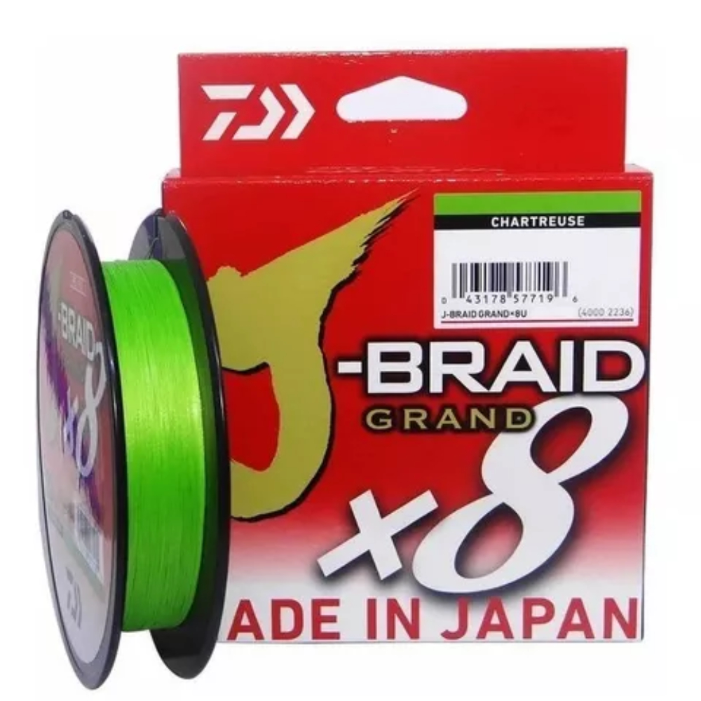 Linha Multifilamento Daiwa J Braid X8 ORIGINAL 135 metros
