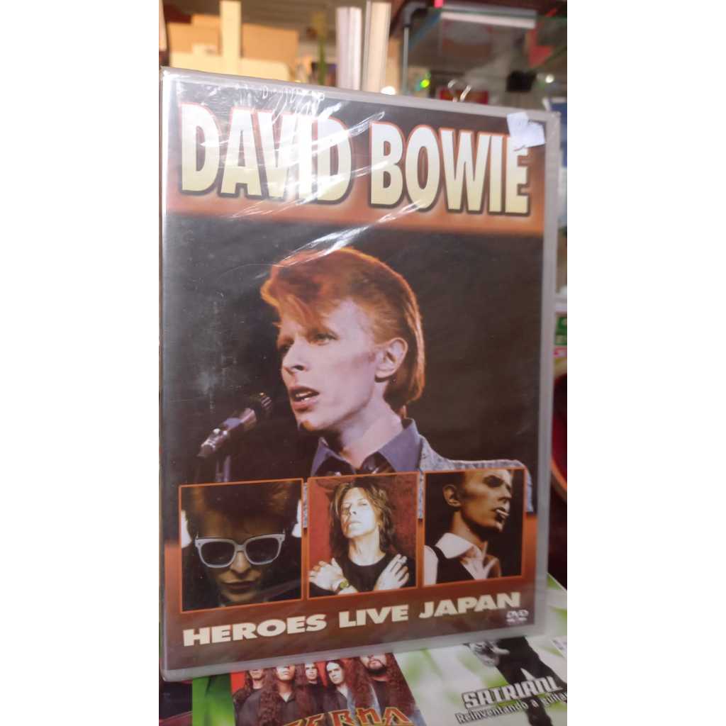 DVD David Bowie - Heroes Live Japan - 12 Músicas - 64 minutos - Novo
