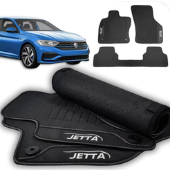 Tapete Jetta 2018 2019 2020 2021 a 2027 Comfortline, a R-Line e a GLI, Kit Exclusivo Linha