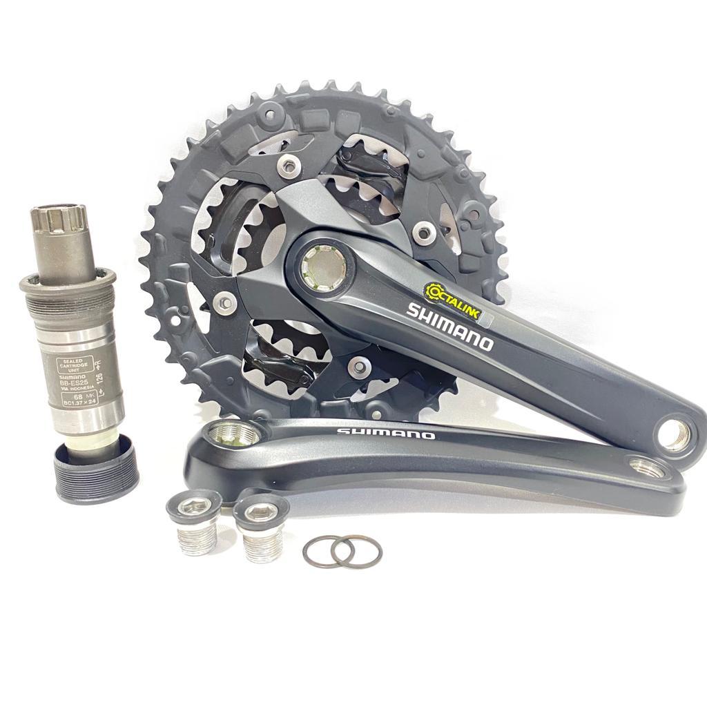 Pedivela Shimano Alivio Fc-t4010 44/32/22 175mm 9v Com Eixo