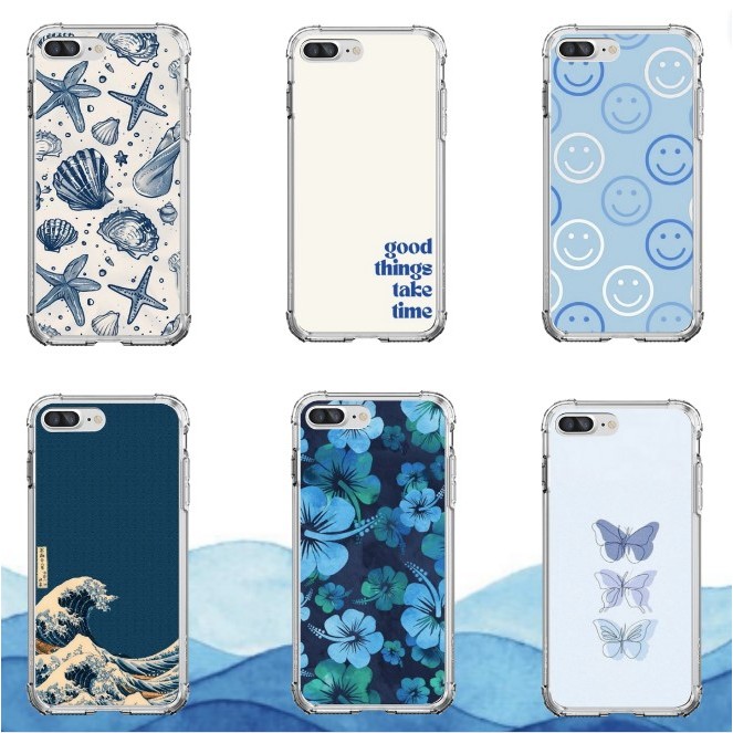 CAPA TPU DESENHOS VARIADOS OCEANO CAPINHA IPHONE 7/8, IPHONE 7/8 PLUS