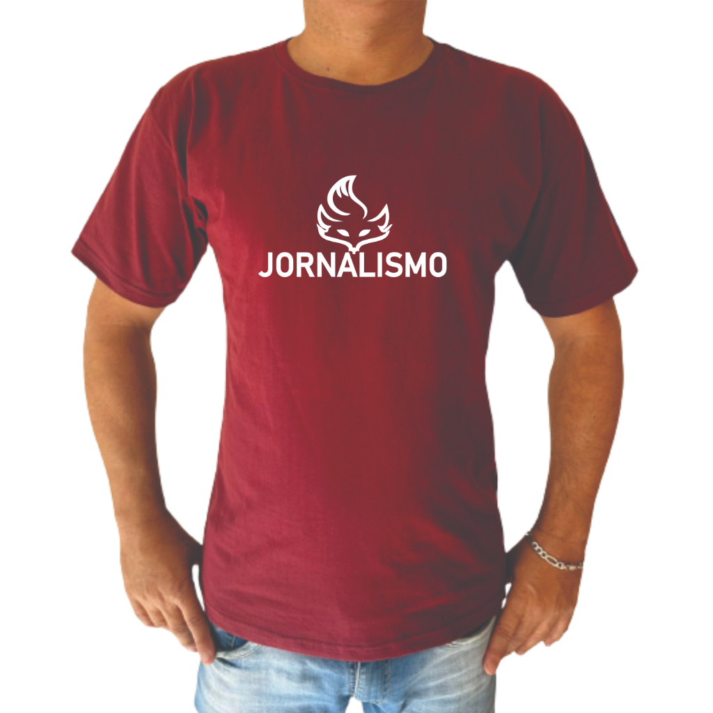 Camiseta Jornalismo Curso Jornalismo  Faculdade Universidade Profissão (CORES)