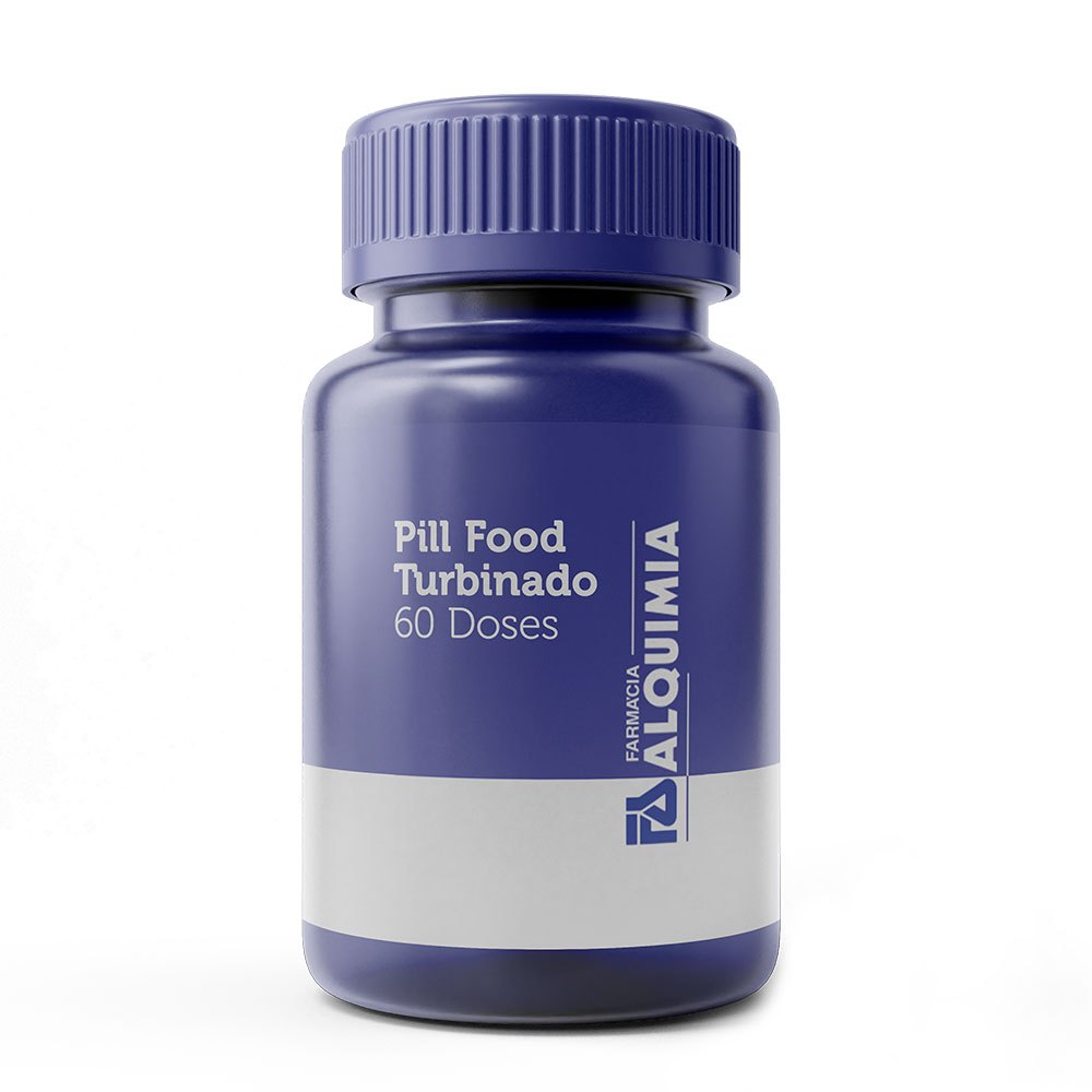 Pill Food Turbinado 60 Doses Cápsulas Nutritivas para Cabelos e Unhas  - Alquimia