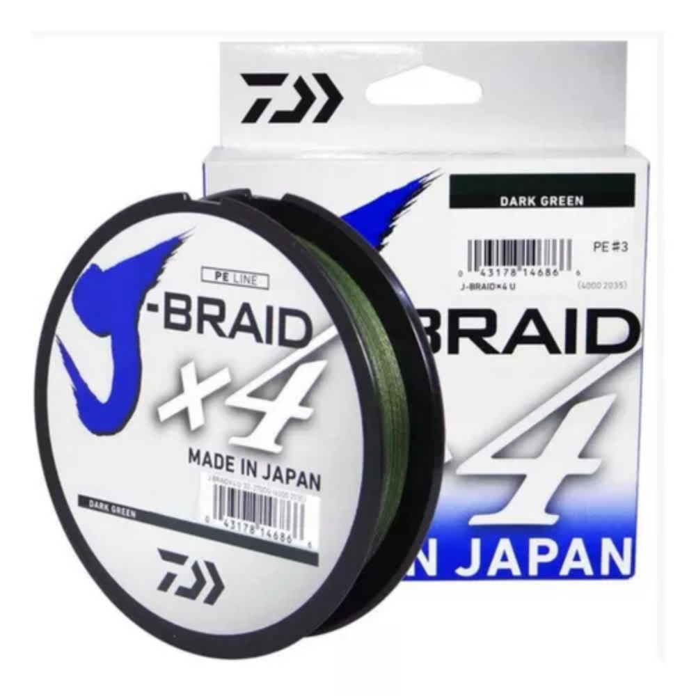 Linha Multifilamento ORIGINAL Daiwa J Braid X4  135 metros