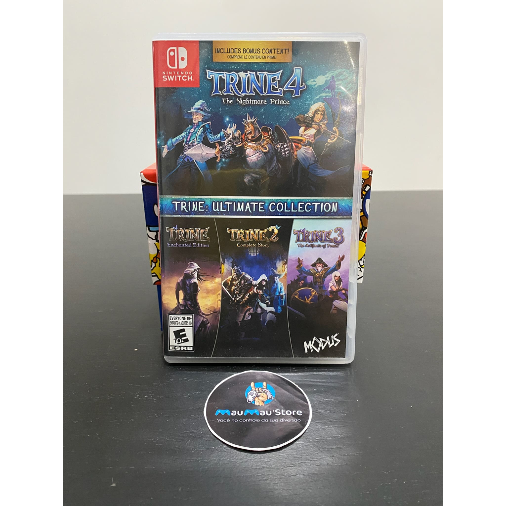 Trine Ultimate Collection Nintendo Switch - Original Usado Jogos de Aventura Jogos de Switch