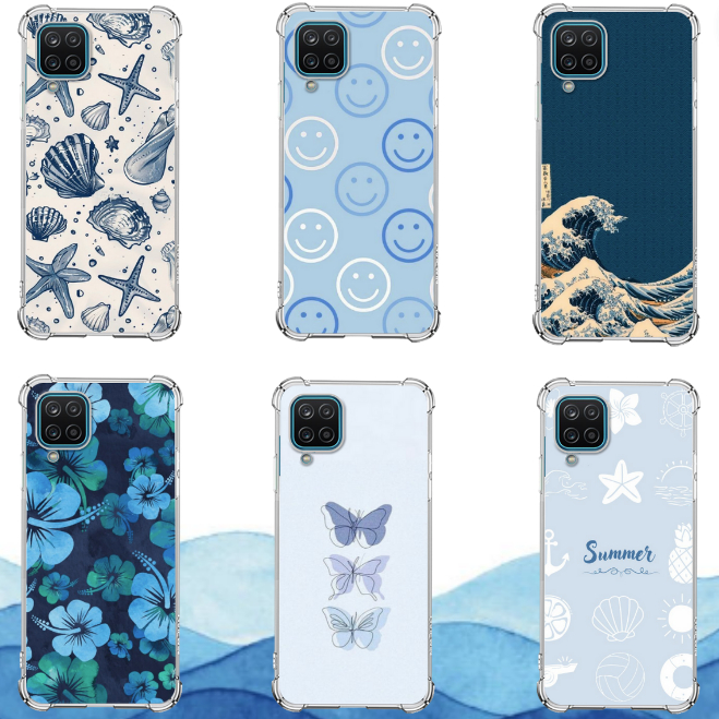 CAPA TPU DESENHOS VARIADOS OCEANO CAPINHA SAMSUNG A12, A22 4G, M22, M32 em Oferta na Shopee