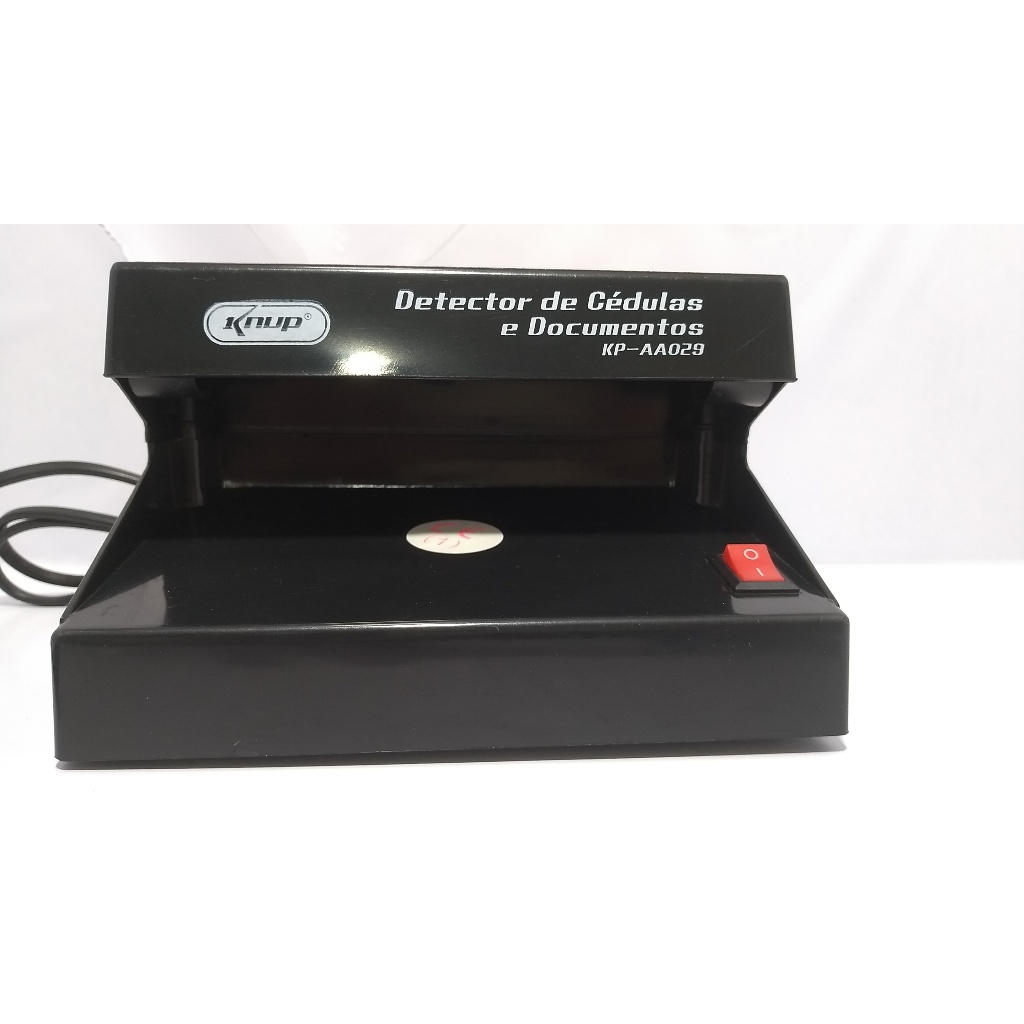 Detector Identificador De Notas Falsas Cédulas Dinheiro Money Knup KP-AA029