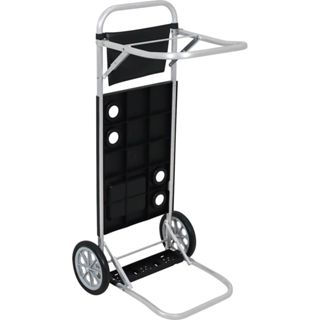 Carrinho de Praia Sem Avanço Vira Mesa Cabe 6 Cadeiras Preto Bel Aluminio em Oferta na Shopee