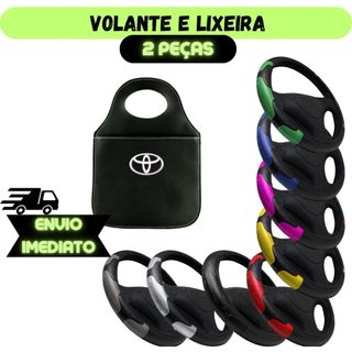 Capa de Volante Universal Colorida + Lixeira Para Carro em Oferta na Shopee