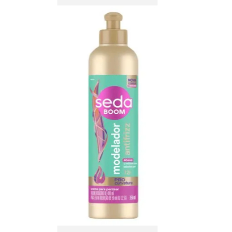 CREME DE PENTEAR SEDA PRO CURVATURA BOOM MODELADOR ANTIFRIZZ 350ML