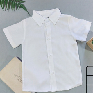 Camisa Social Branca Casamento Batizado Infantil Menino em Oferta na Shopee