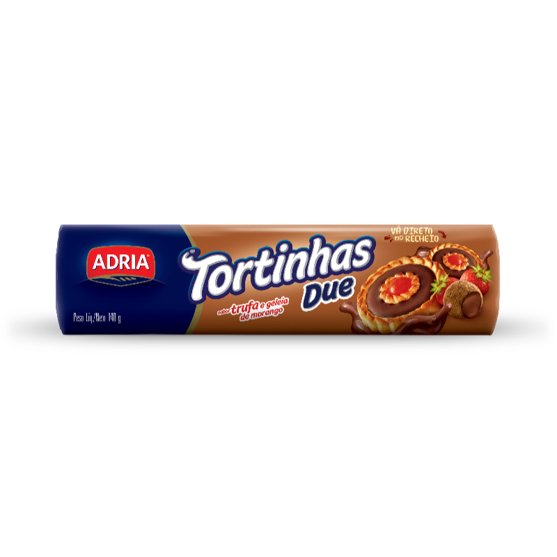 Adria Tort Due Trufa E Gel Morango 140G