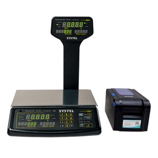 Balança Digital Systel Clipse Com Torre 30kg + Impressora em Oferta na Shopee