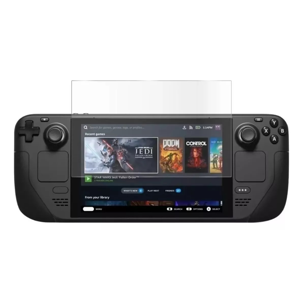 Película De Vidro Steam Deck e Steam Deck Oled Tela Protetora Proteção Riscos Temperado