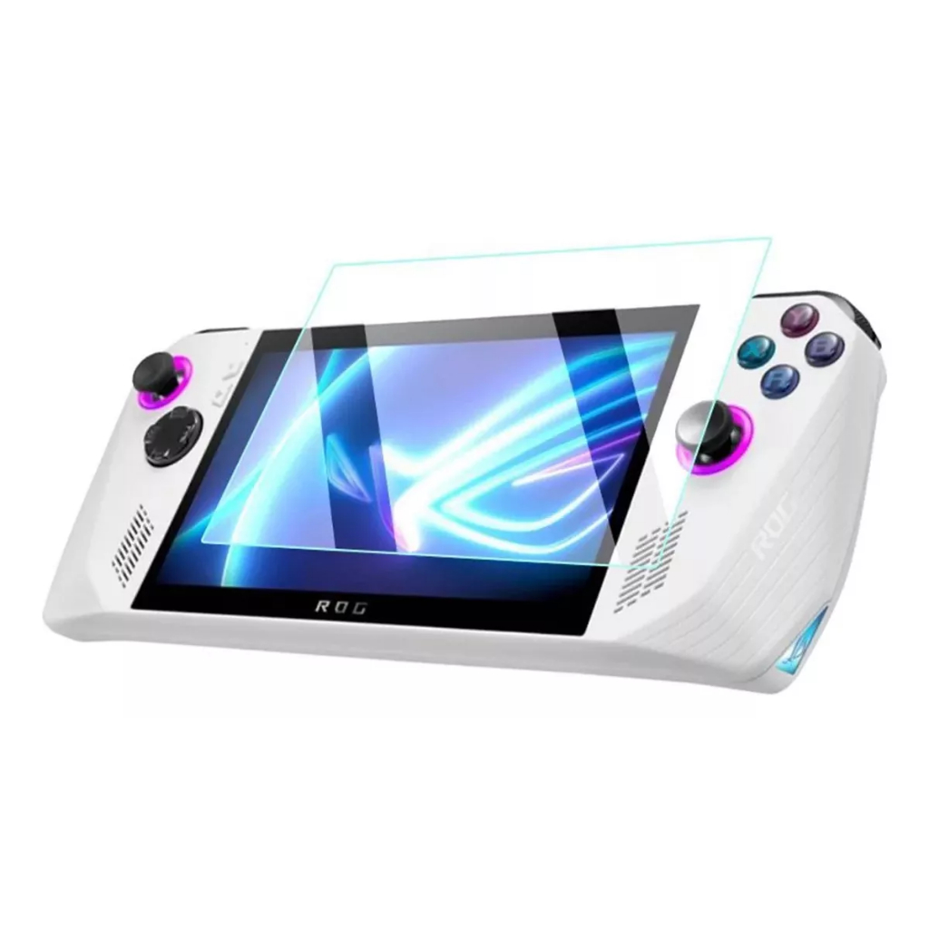 Película de Vidro Temperado Para Console Portátil Asus Rog Ally HD Proteção Tela 9H Anti Riscos Digital