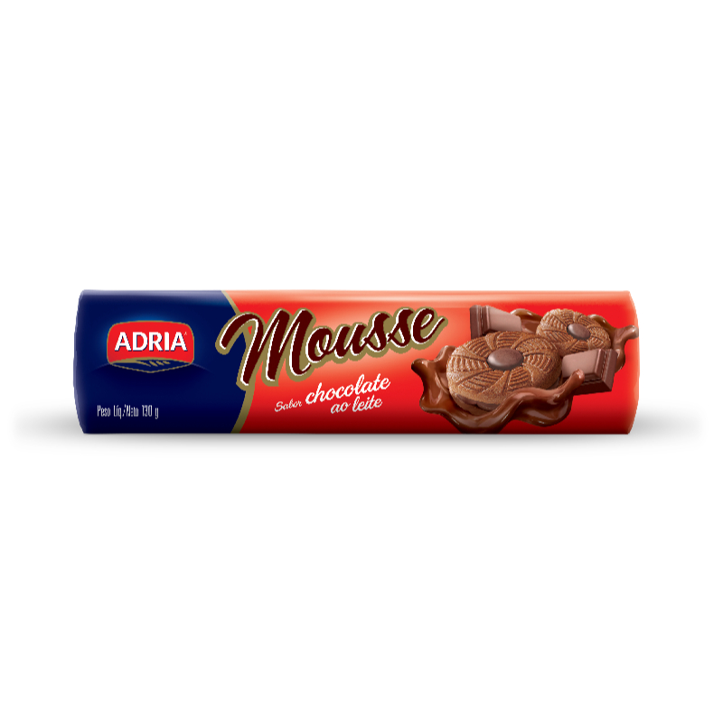 Adria Mousse Chocolate Ao Leite 130G