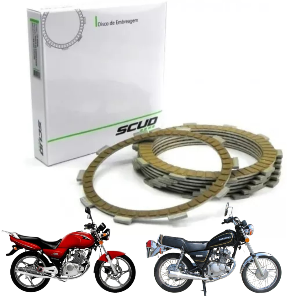 Disco Jogo Embreagem Suzuki Yes Intruder 125 Katana 125