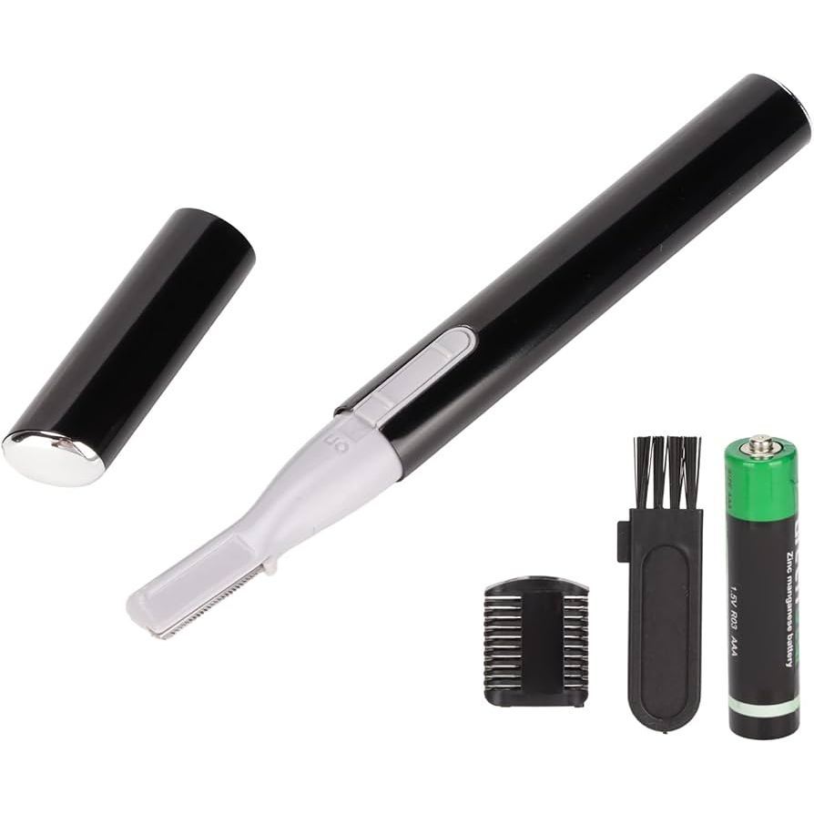Mini Aparador de Pelos | Caneta aparador | Sobrancelha, Buço, Nariz e Orelha | Portátil e Prático