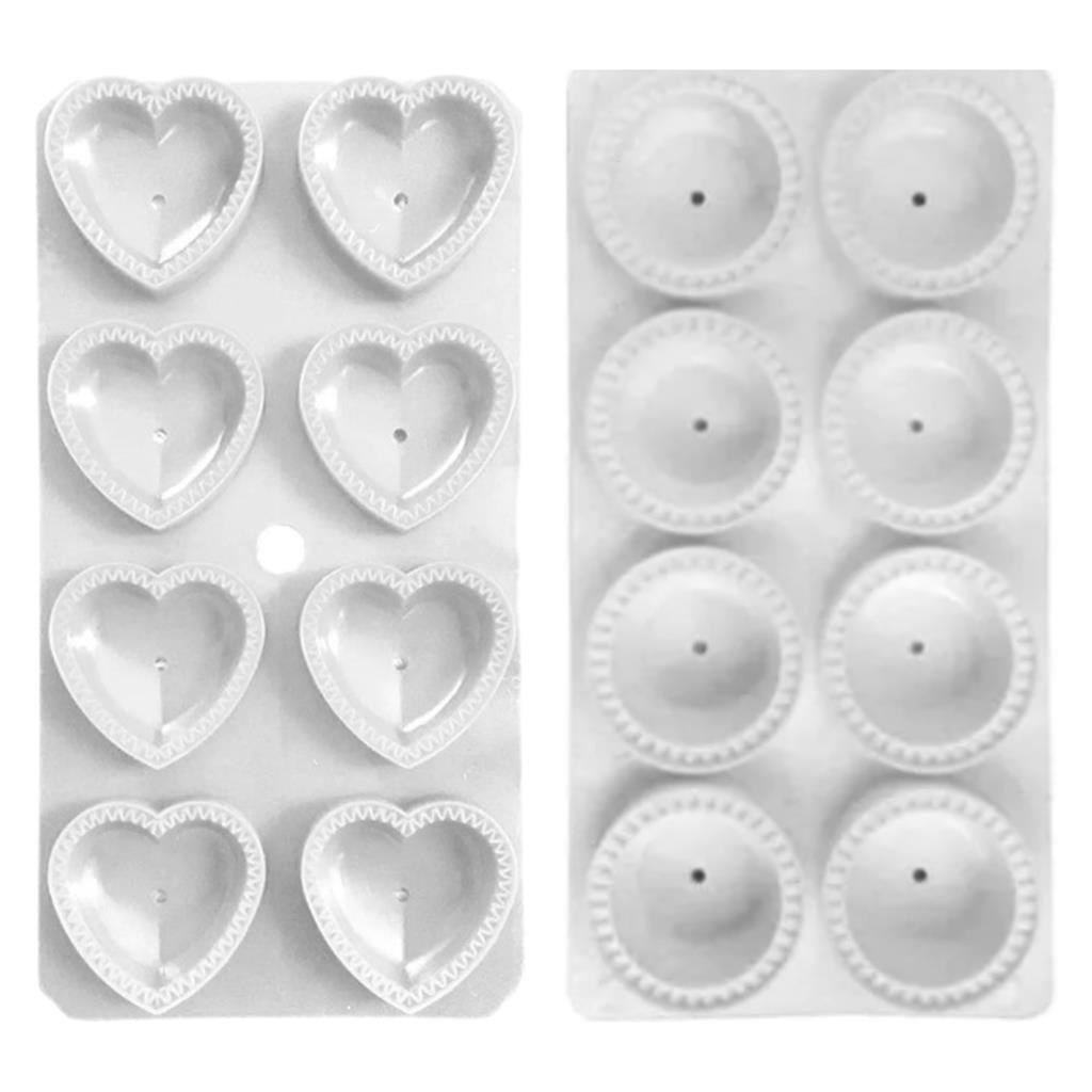 Kit 2 Formas Moldes Sorrentino e Para Ravioli   Cuoricini Coracao