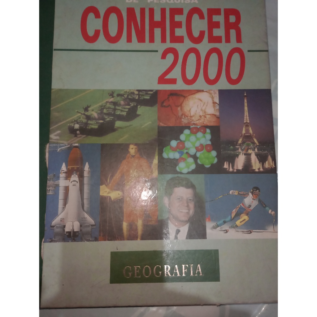 Livro Enciclopédia ilustrada de pesquisa conhecer 2000 Geografia volume2