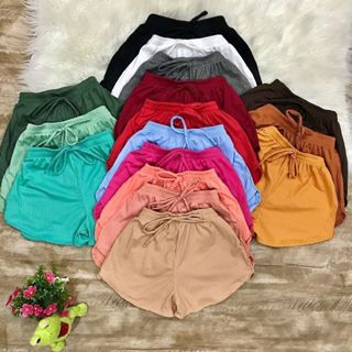 Kit Com 4 shorts Canelado P M G e GG em Oferta na Shopee