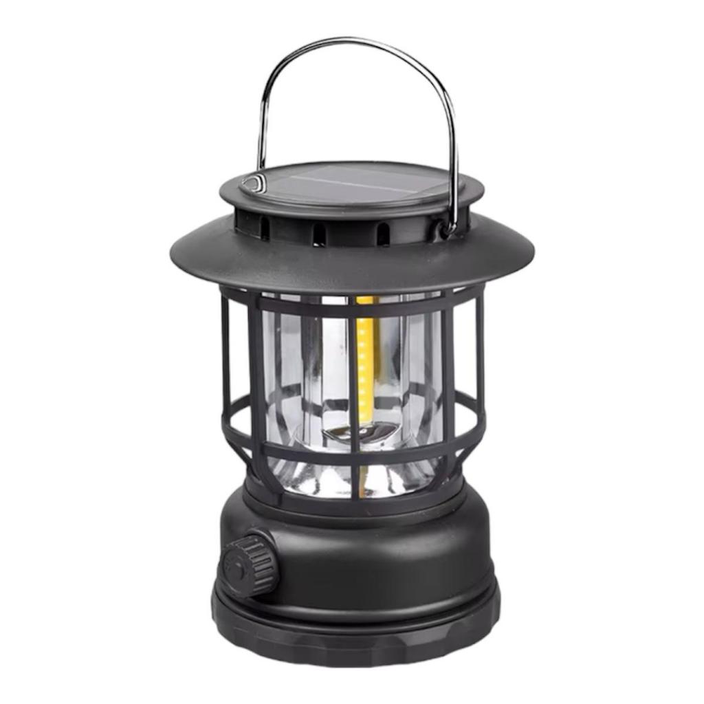 Lampião lanterna LED solar acampamento pesca recarregável L22 TG em Oferta na Shopee