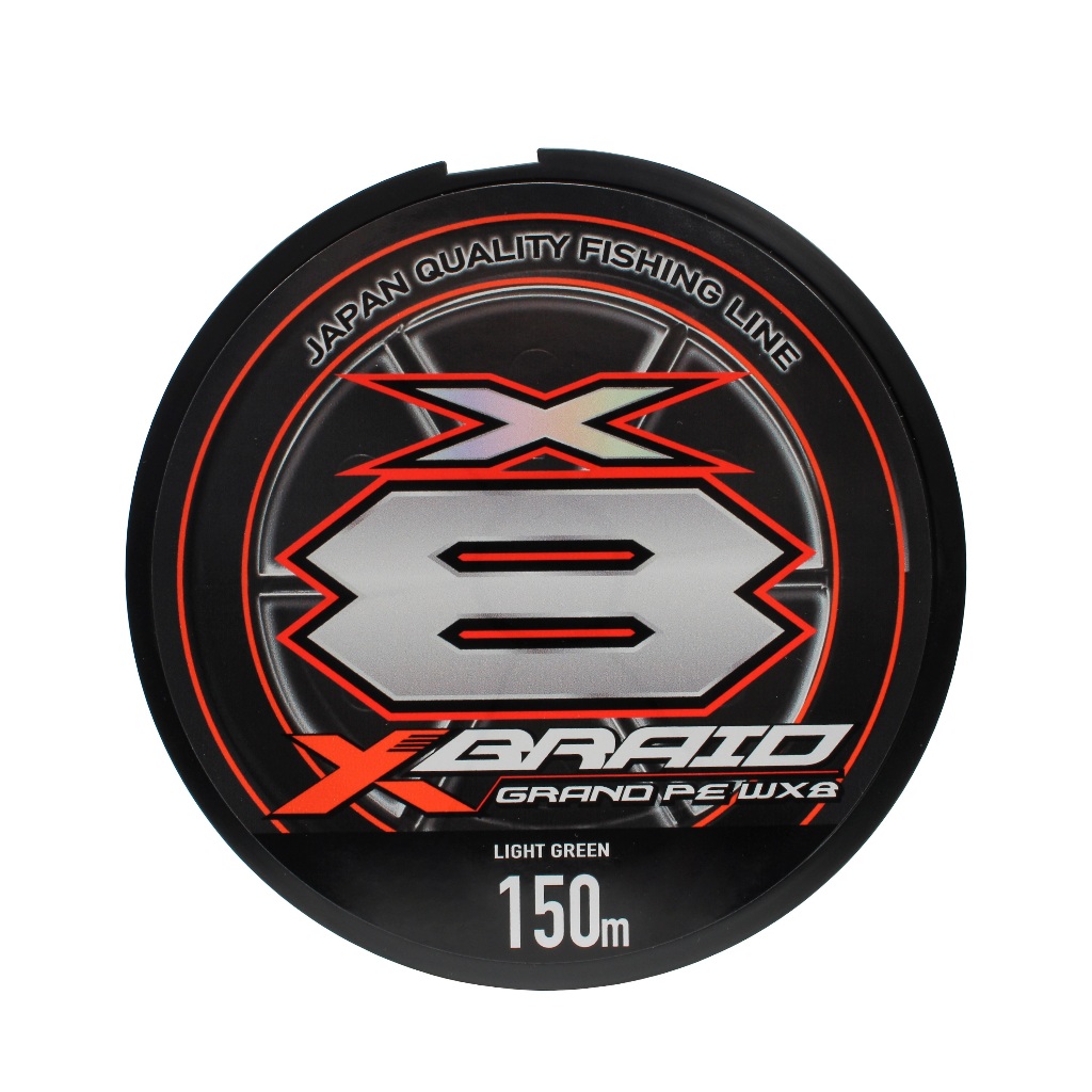 Linha de Pesca Multifilamento Grand PE WX8 150m Verde - X-Braid