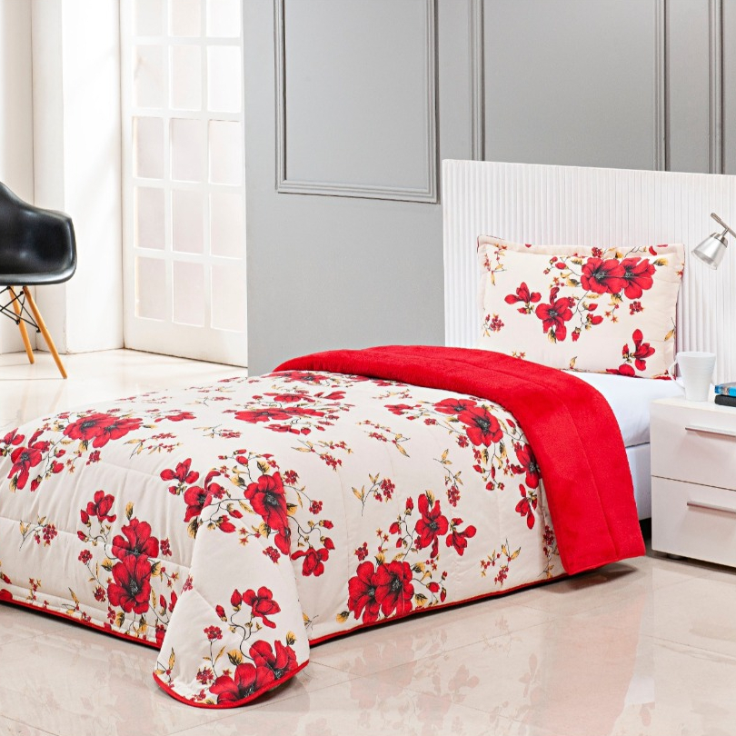 Coberdron Solteiro 2 pçs micro percal 400 fios