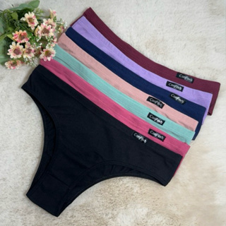 Kit 5 Calcinha De Algodão 100% Premium Feminina Dia a Dia Confortável Barato em Oferta na Shopee