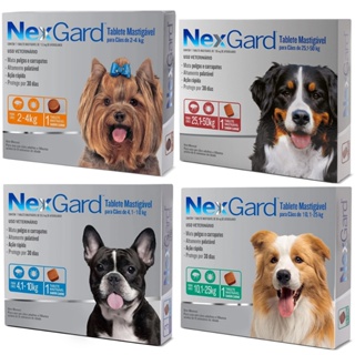 Nexgard de 2kg a 50kg 1 Tablete Antipulgas e Carrapatos Para Cachorro em Oferta na Shopee