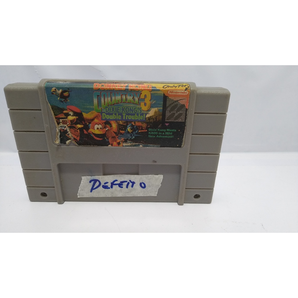 defeito não da imagem donkey kong 3 snes