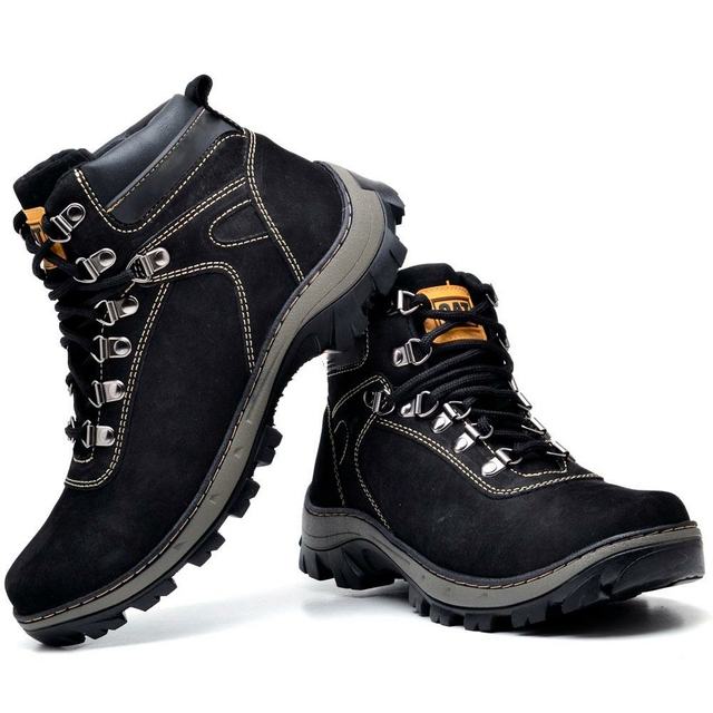 Coturno Masculino Couro Original Em Oferta de Queima de Estoque Promoção