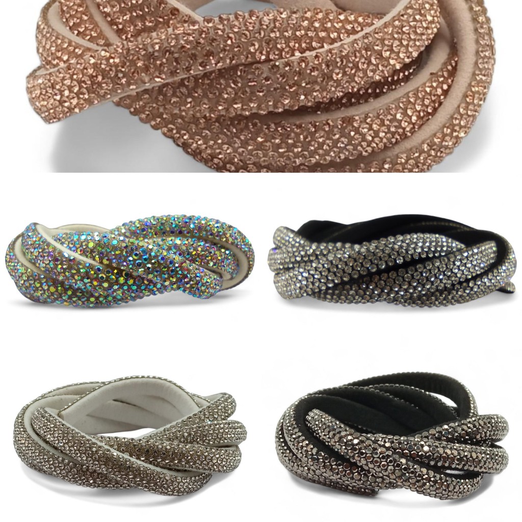 Strass Meia Cana 6mm de Base - 1 Metro em Oferta na Shopee