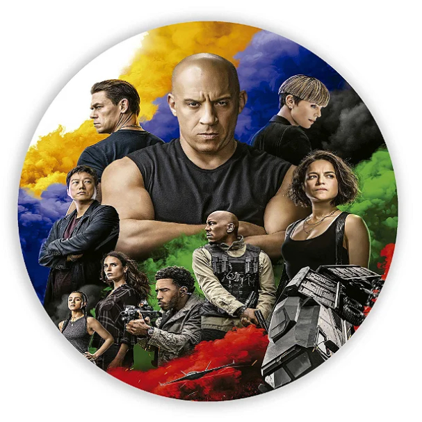 Painel VELOZES E FURIOSOS - Sublimado Tecido Helanca com Elástico. em Oferta na Shopee